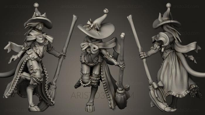 Figurines heroes, monsters and demons (STKM_0140) 3D model for CNC machine